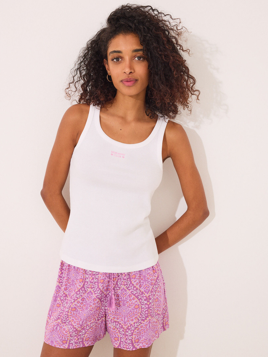 women'secret Ribbed Tank Lounge T-shirt