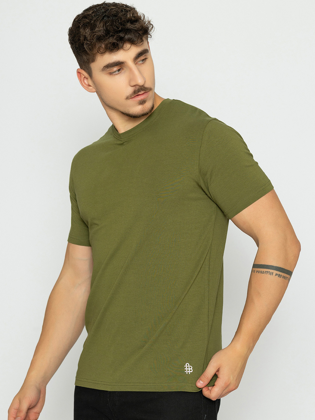 Bonjour Grahopper Round Neck Half Sleeves T-Shirt