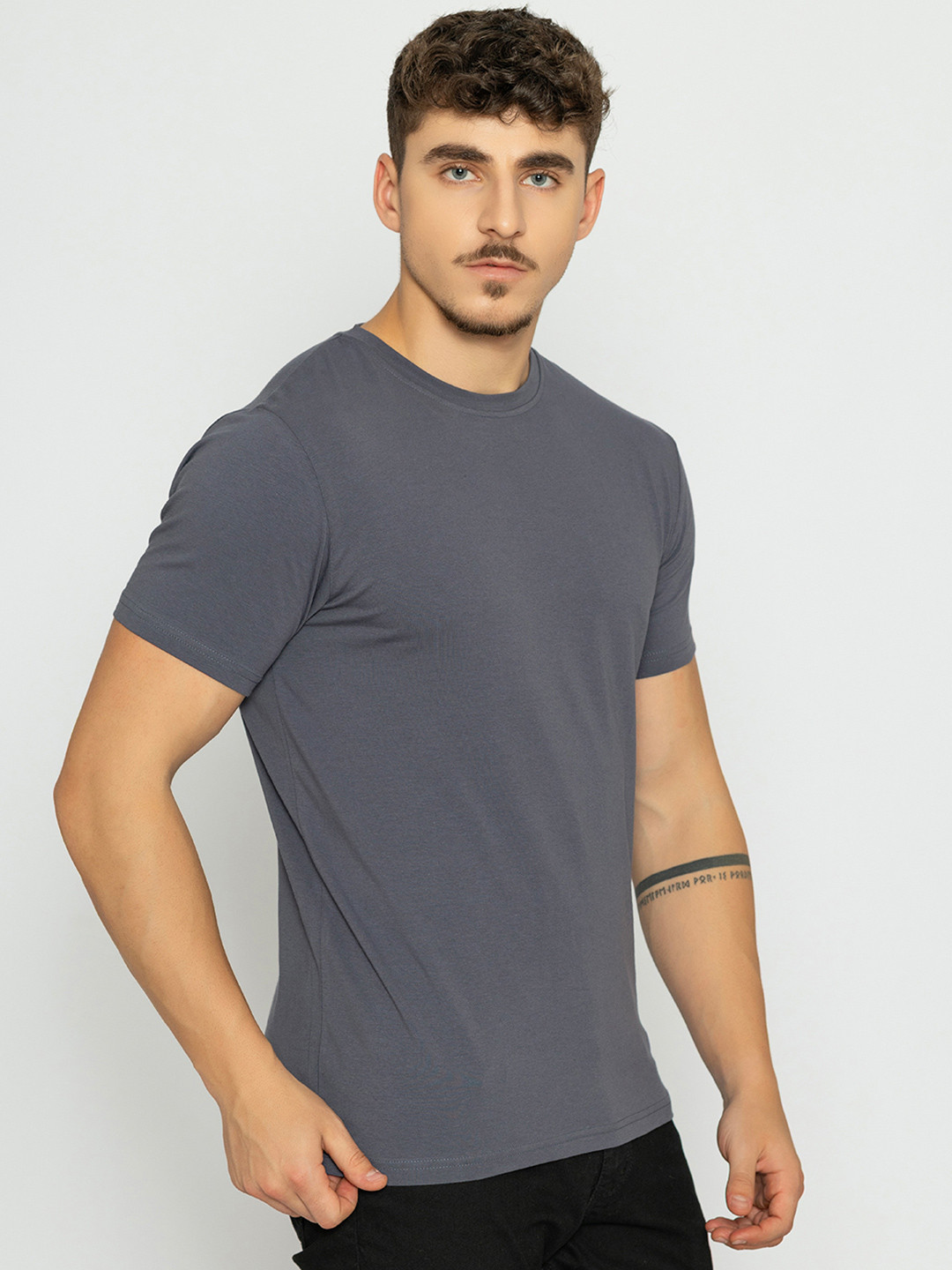 Bonjour Wild Dove Round Neck Half Sleeves T-Shirt
