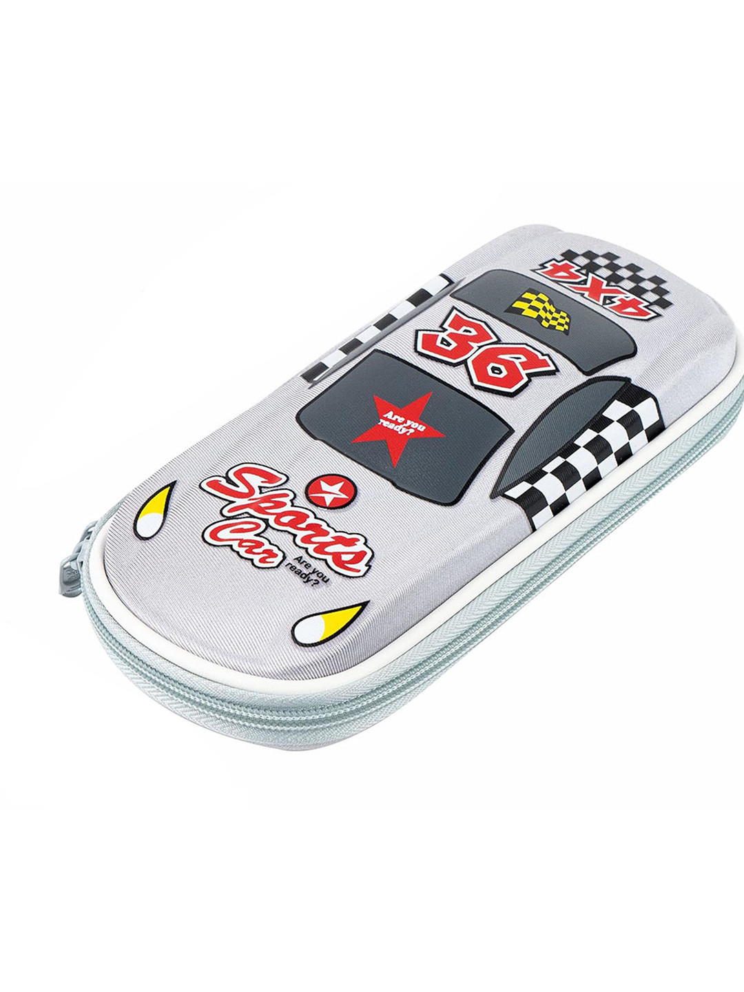YK Car-Shaped EVA Pencil Case Self Design Pen Cases Stationery