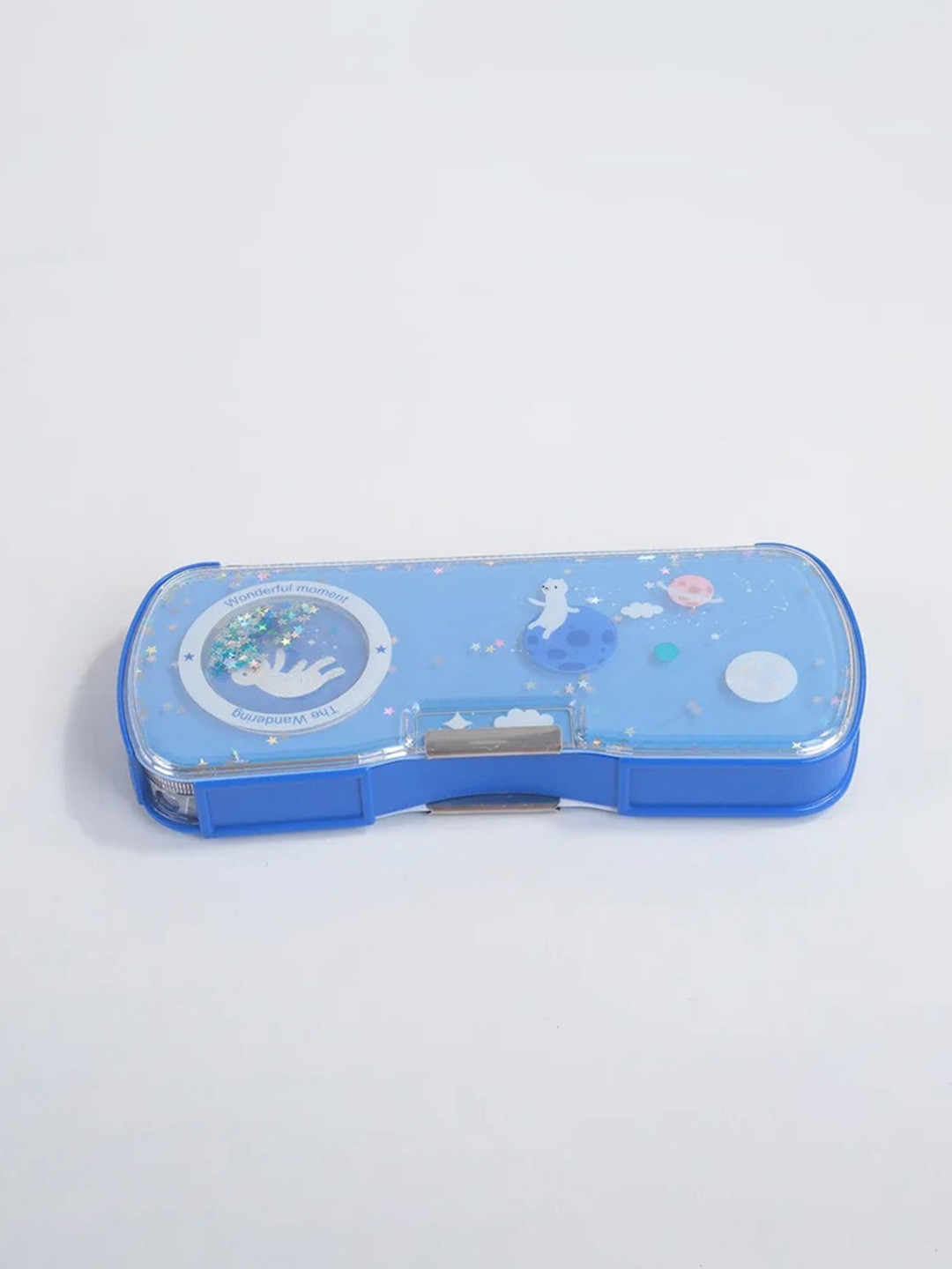 YK Self Design Magnetic Pencil Box Stylish & Spacious Stationery Organizer