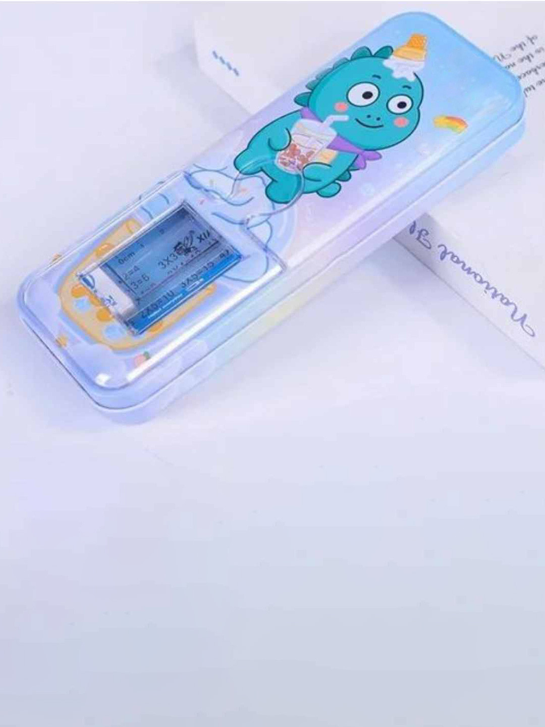 YK Self Design Cute And Spacious Metal Pencil Case