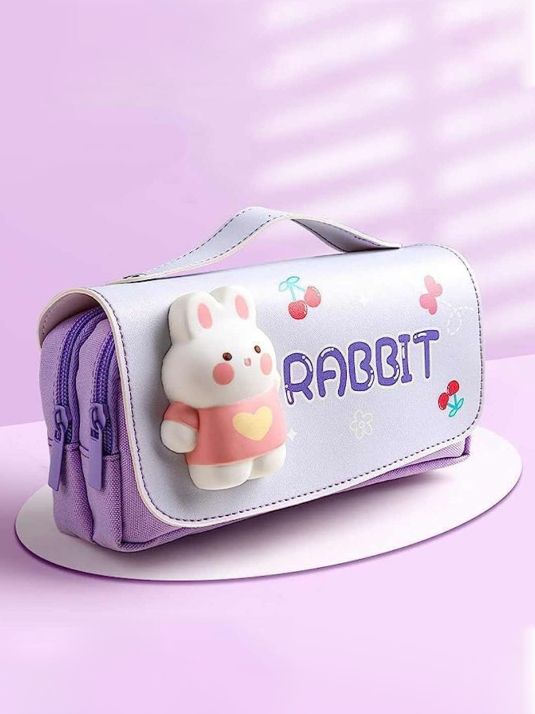 YK Self Design Large Capacity Zippered Pencil Case With Multiple Designs