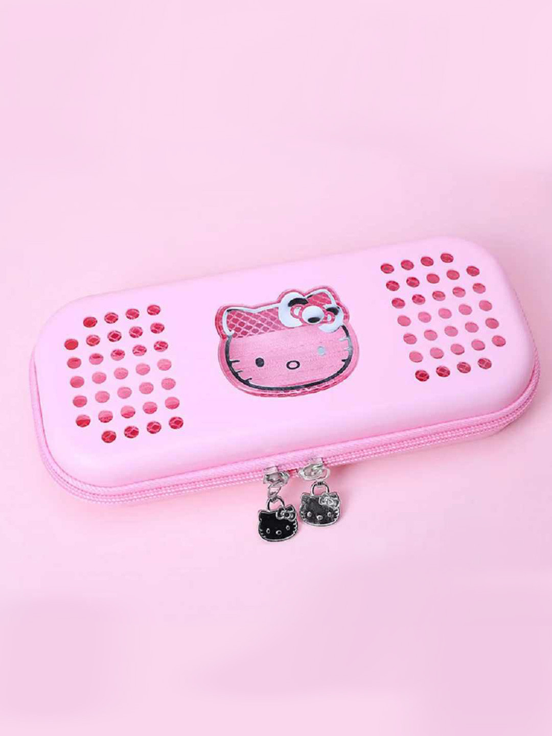 YK Kitty Self Design Canvas Pen Cases Stationery