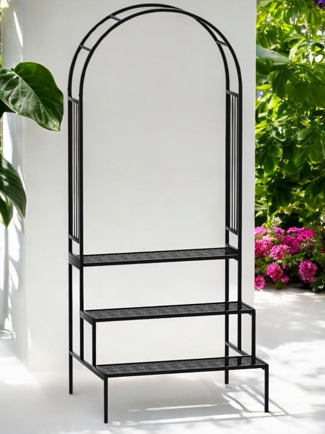 ecofynd Arbow Arc Black PlanterStand