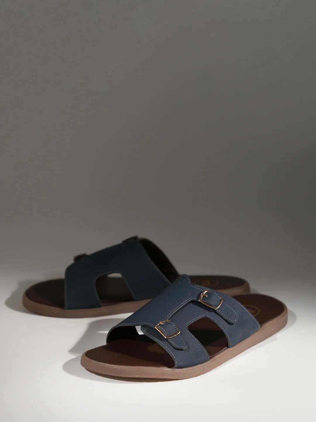 MONKSTORY Men T-Rad Classic Double Monk Strap Sandals