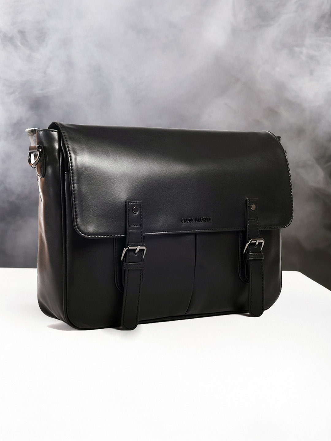 Gauge Machine Unisex Textured Laptop Bag