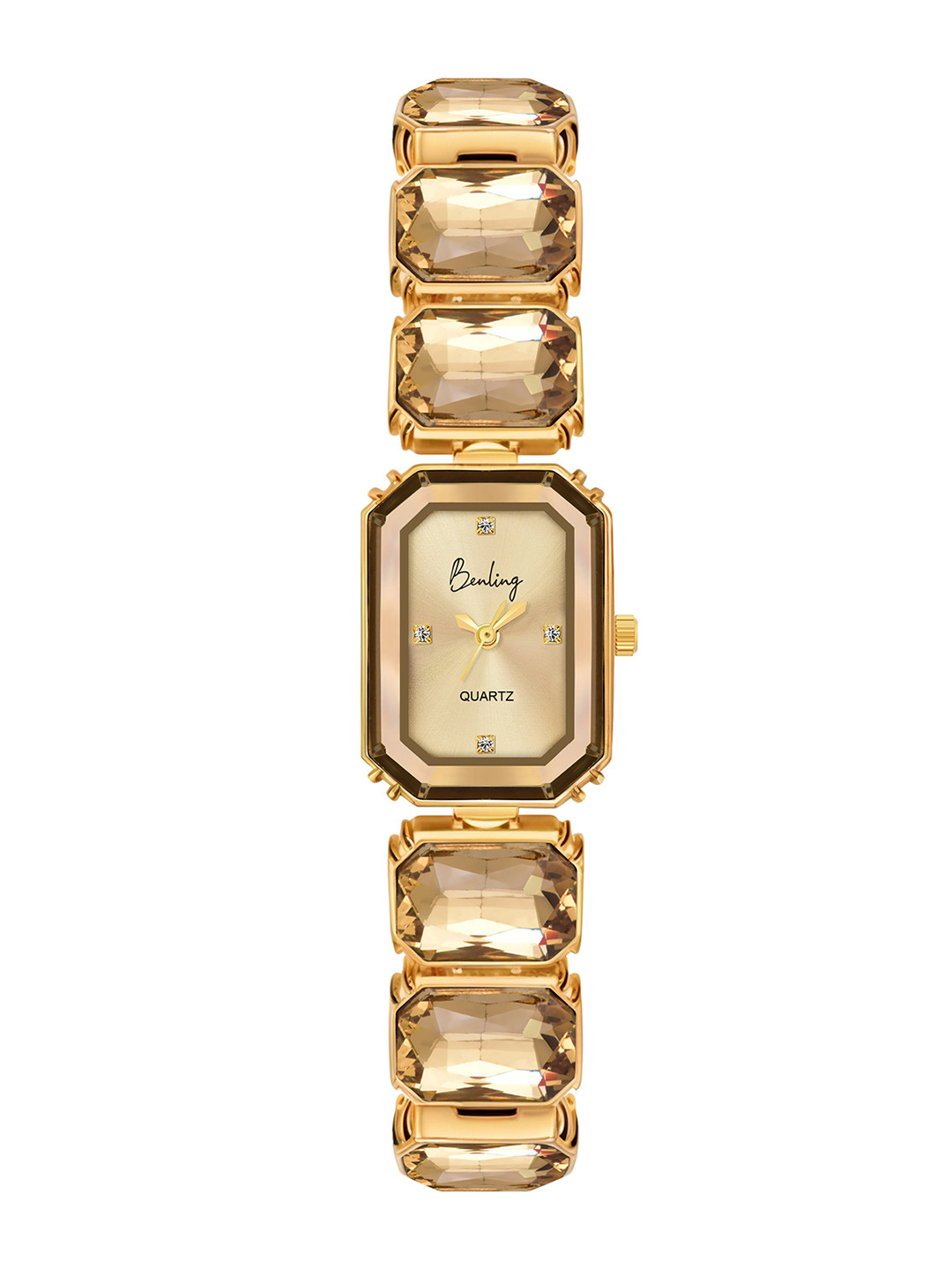 BENLING Women Dial & Stainless Steel Bracelet Style Straps Analogue Watch BL1041RG