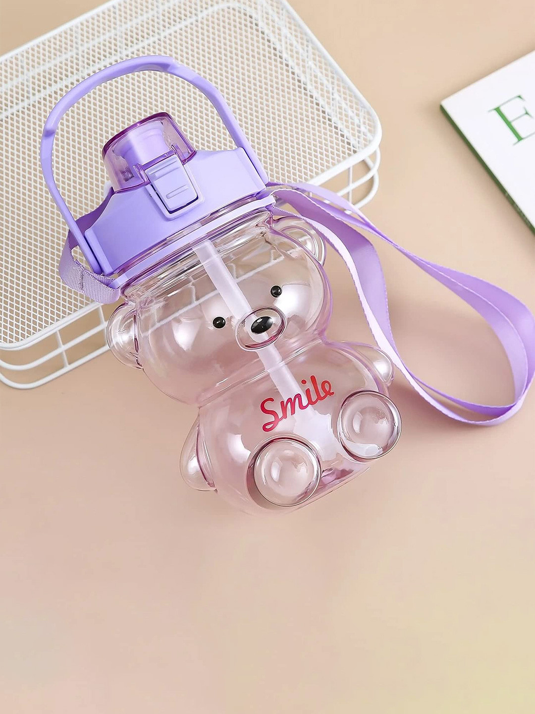 YK Purple Plastic Spill Proof Sipper - 480ml
