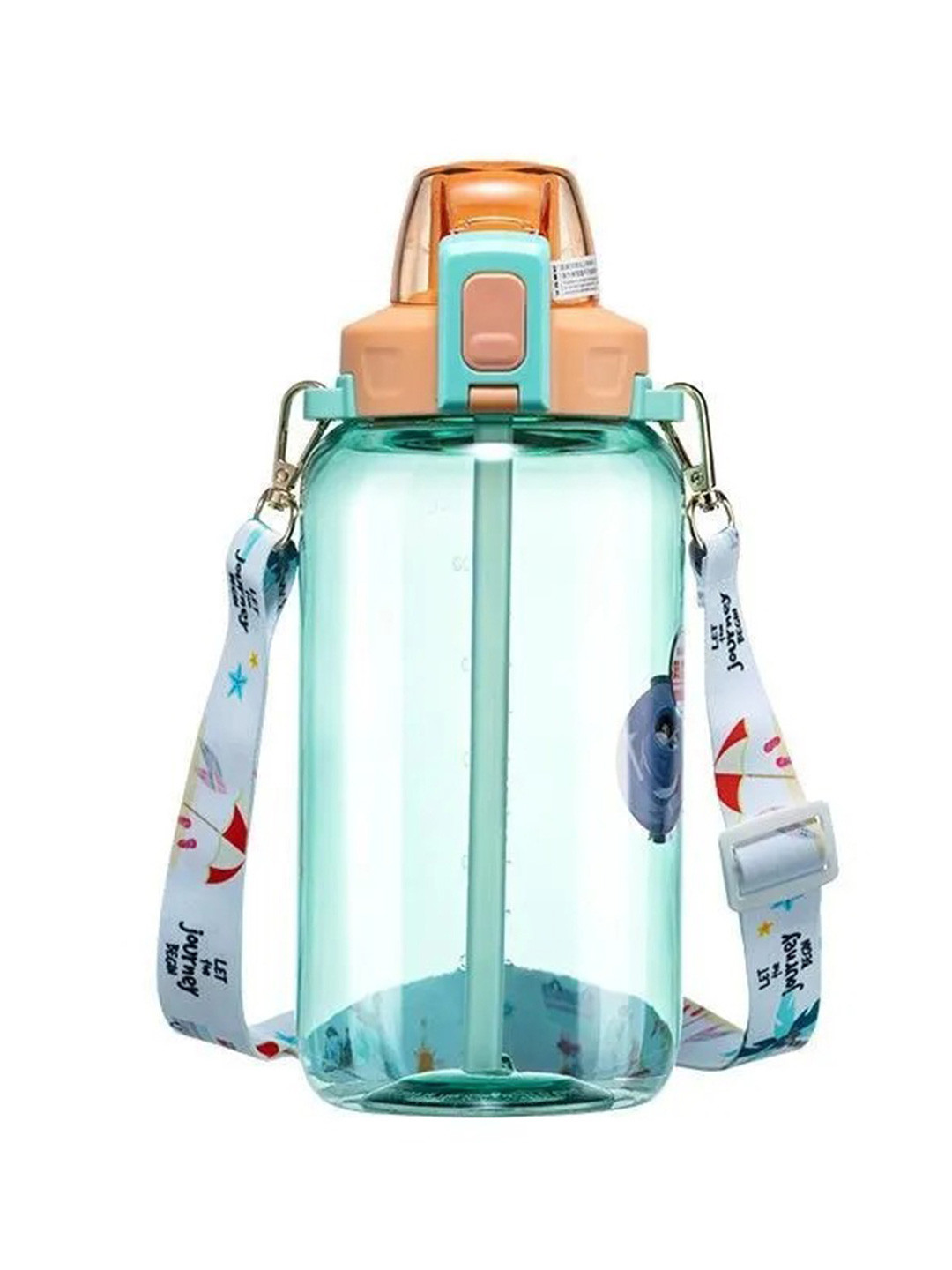 YK Orange Plastic Spill Proof Sipper - 430ml