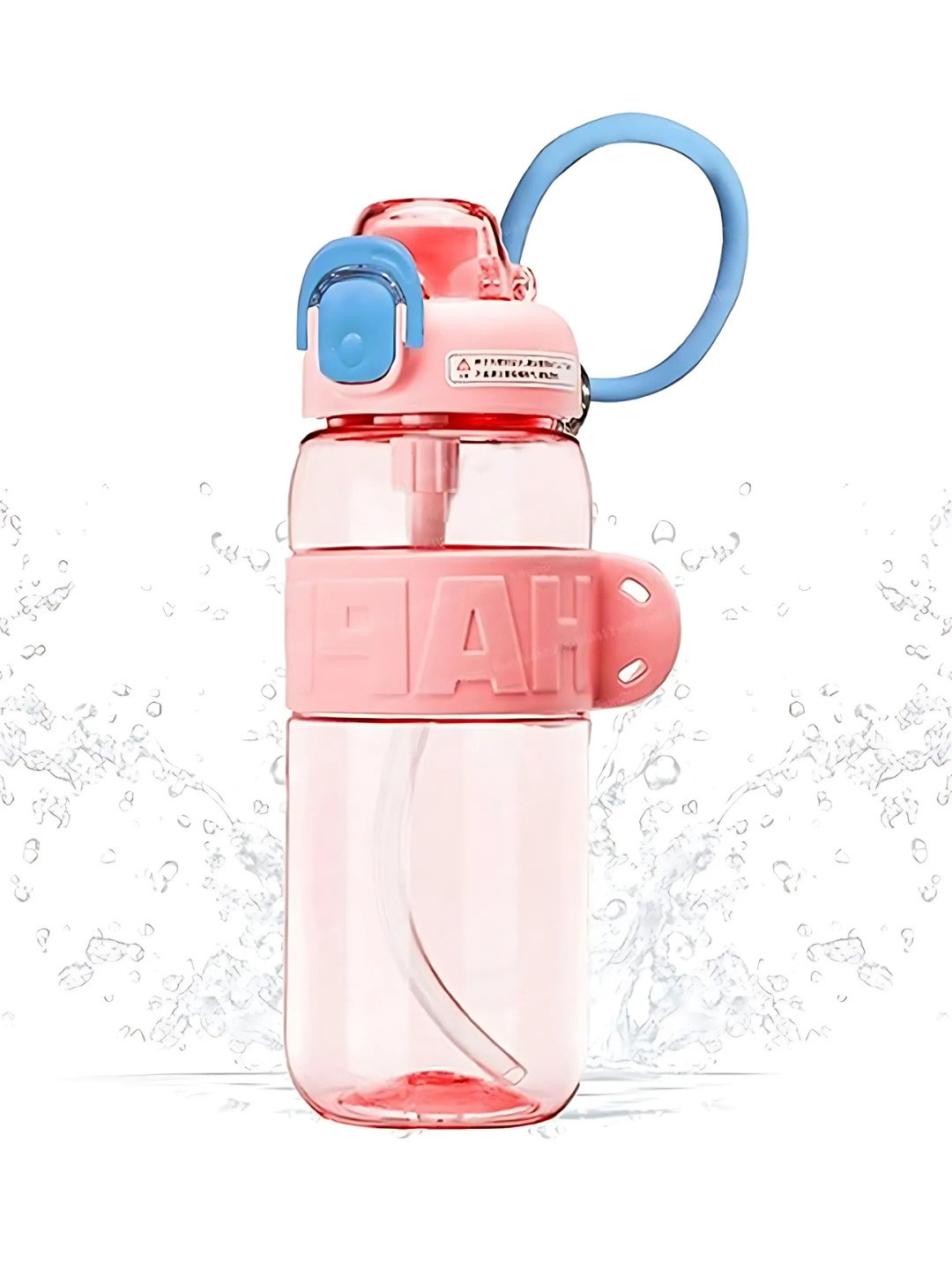 YK Pink & Blue Leak-Proof Double Water Bottle With Adjustable Strap 520ml