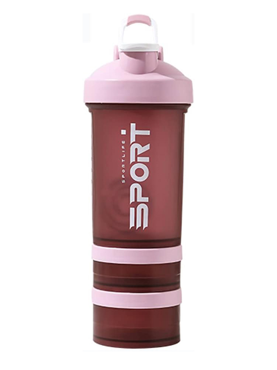 YK Pursue Pink Typography Plastic Spill Proof Shaker - 400ml