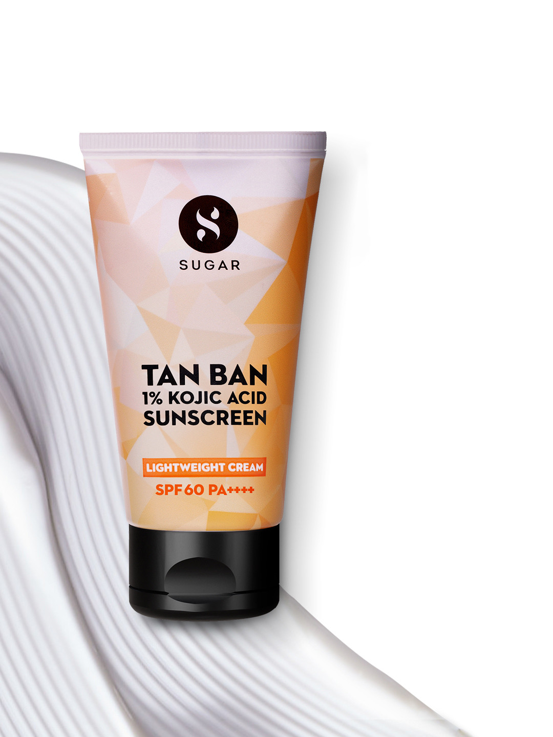 SUGAR Tan Ban 1% Kojic Acid Sunscreen SPF 60 PA++++ - 50 ml