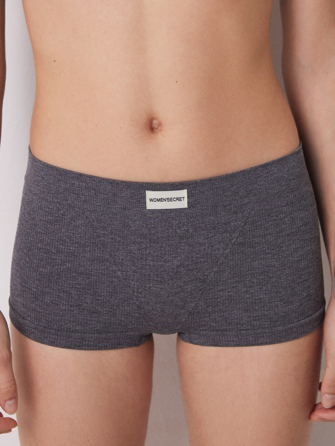 women'secret Women Ribbed Boxer-Style Briefs 5129132-46