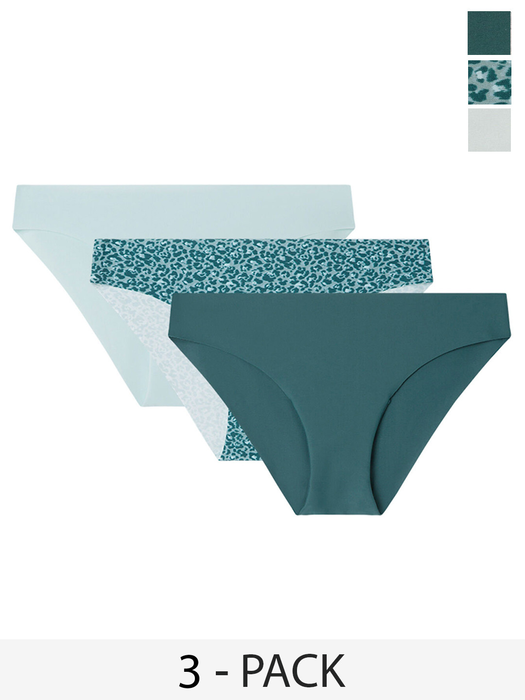 women'secret Pack Of 3 Seamless Briefs 4939011-97