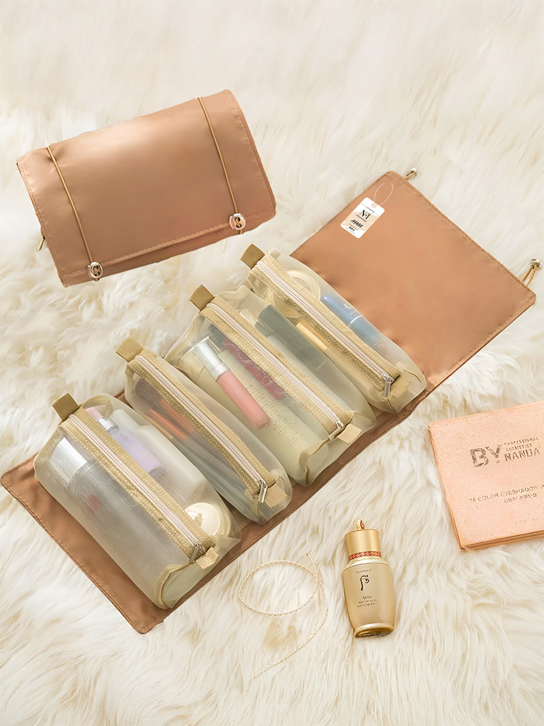 NFI essentials Textured Organiser Makeup Pouch