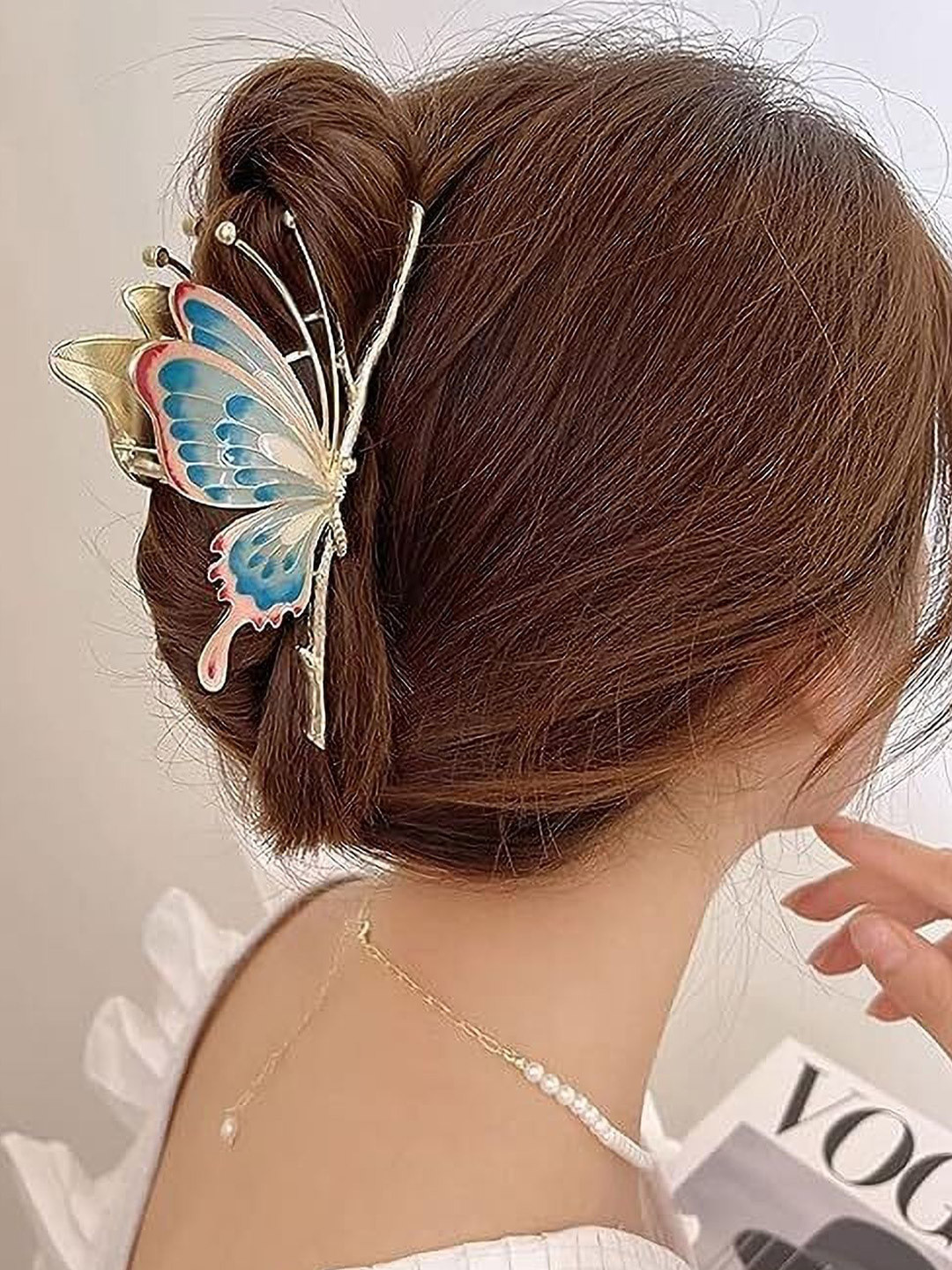 Blubby Women Butterfly Hair Clutcher Claw Clip