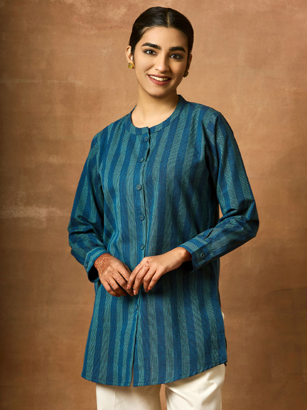 WOMEN PLUS Women Pure Cotton Short Kurti 4170