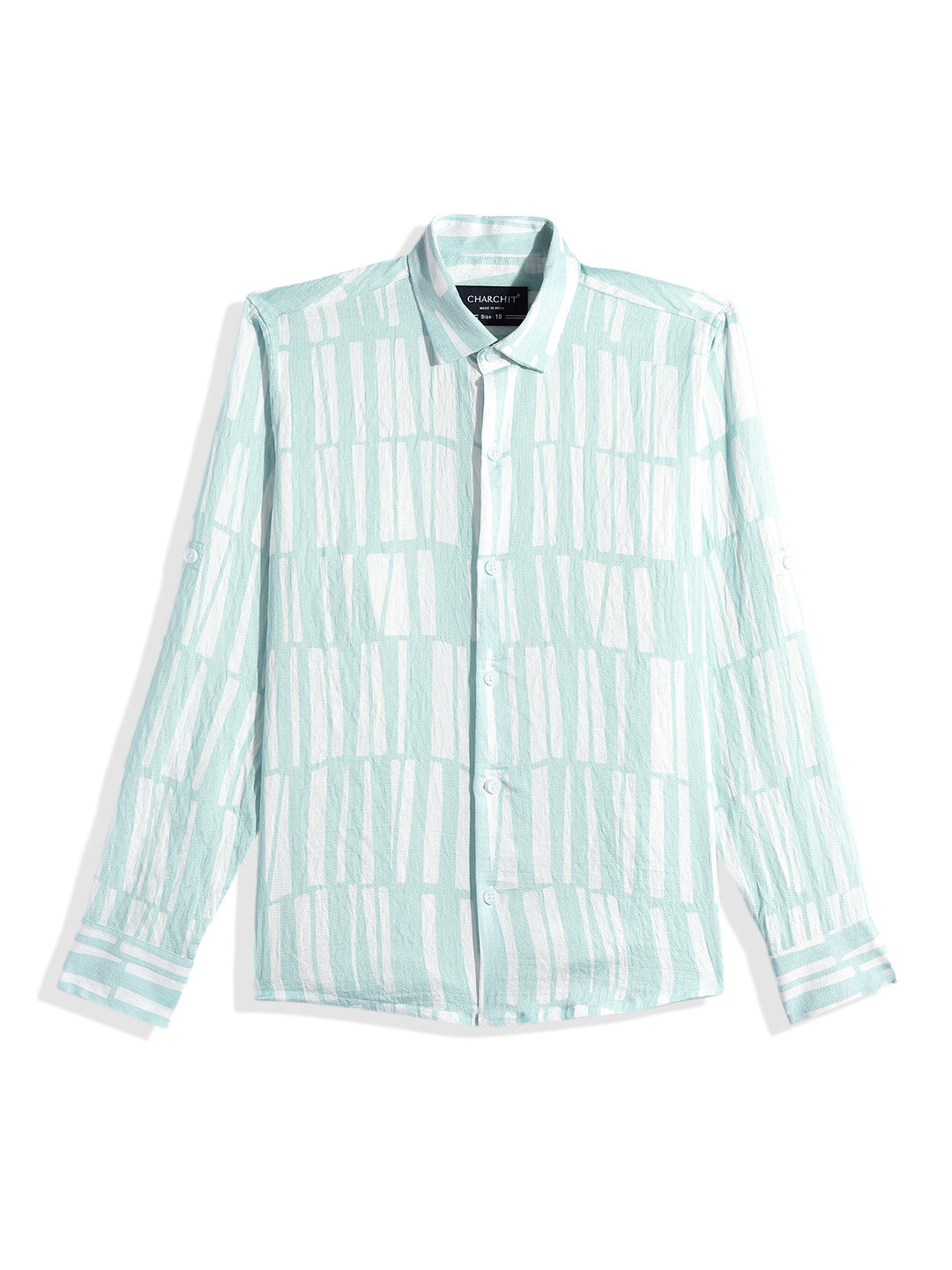 CHARCHIT Boys Abstract Printed Casual Shirt