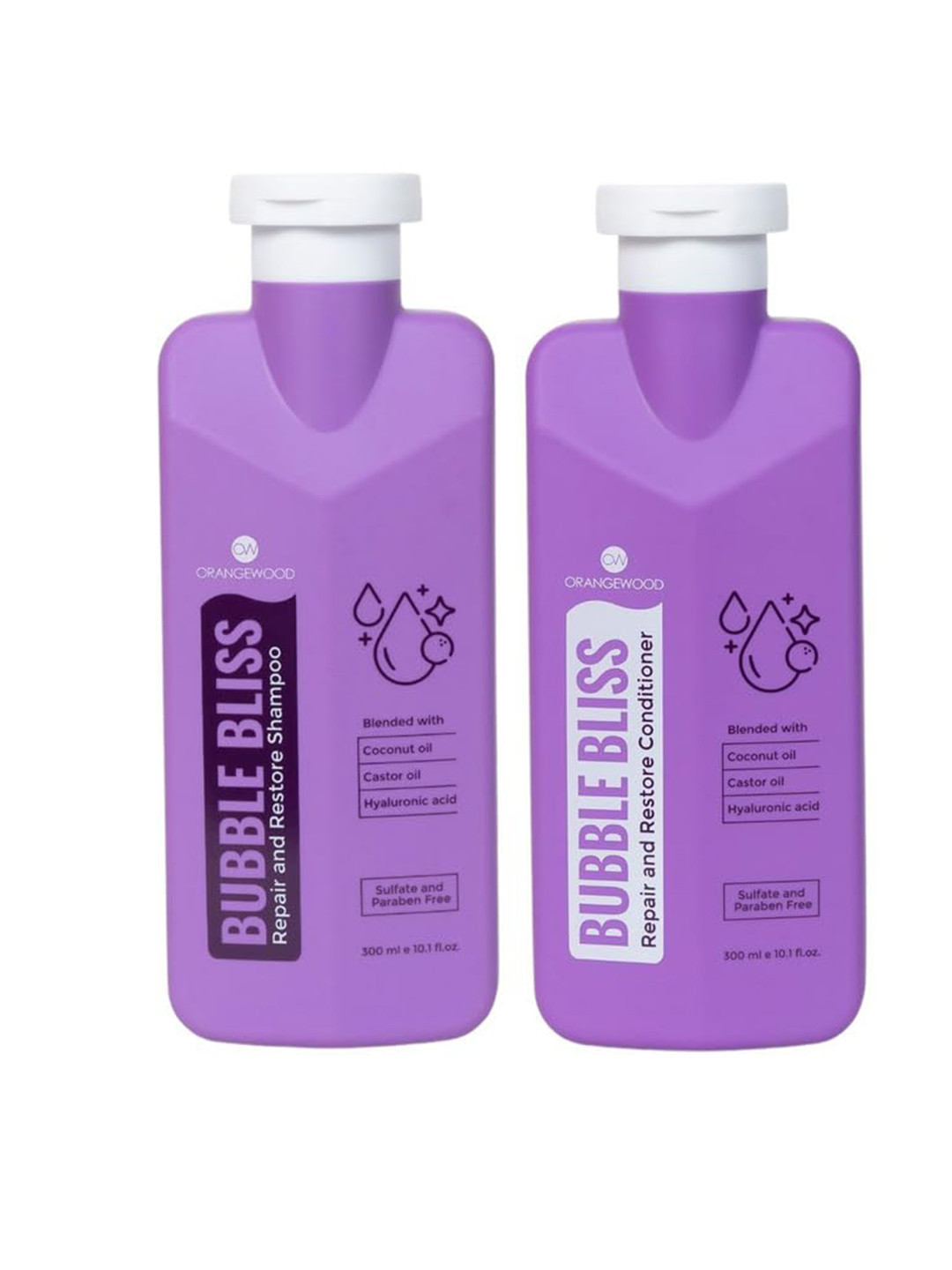 ORANGEWOOD Set Of 2 Bubble Bliss Repair & Restore Shampoo & Conditioner - 300 ml Each