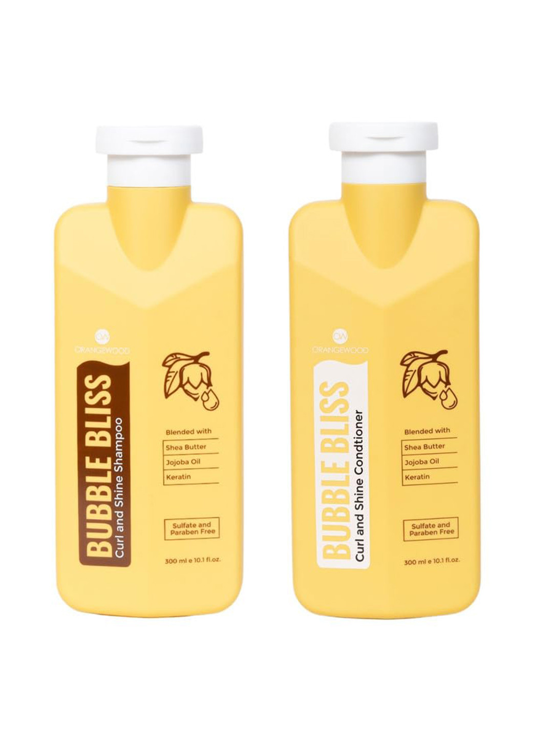 Bubble Bliss Set Of 2 Curl & Shine Conditioner & Shampoo- 300 ml Each