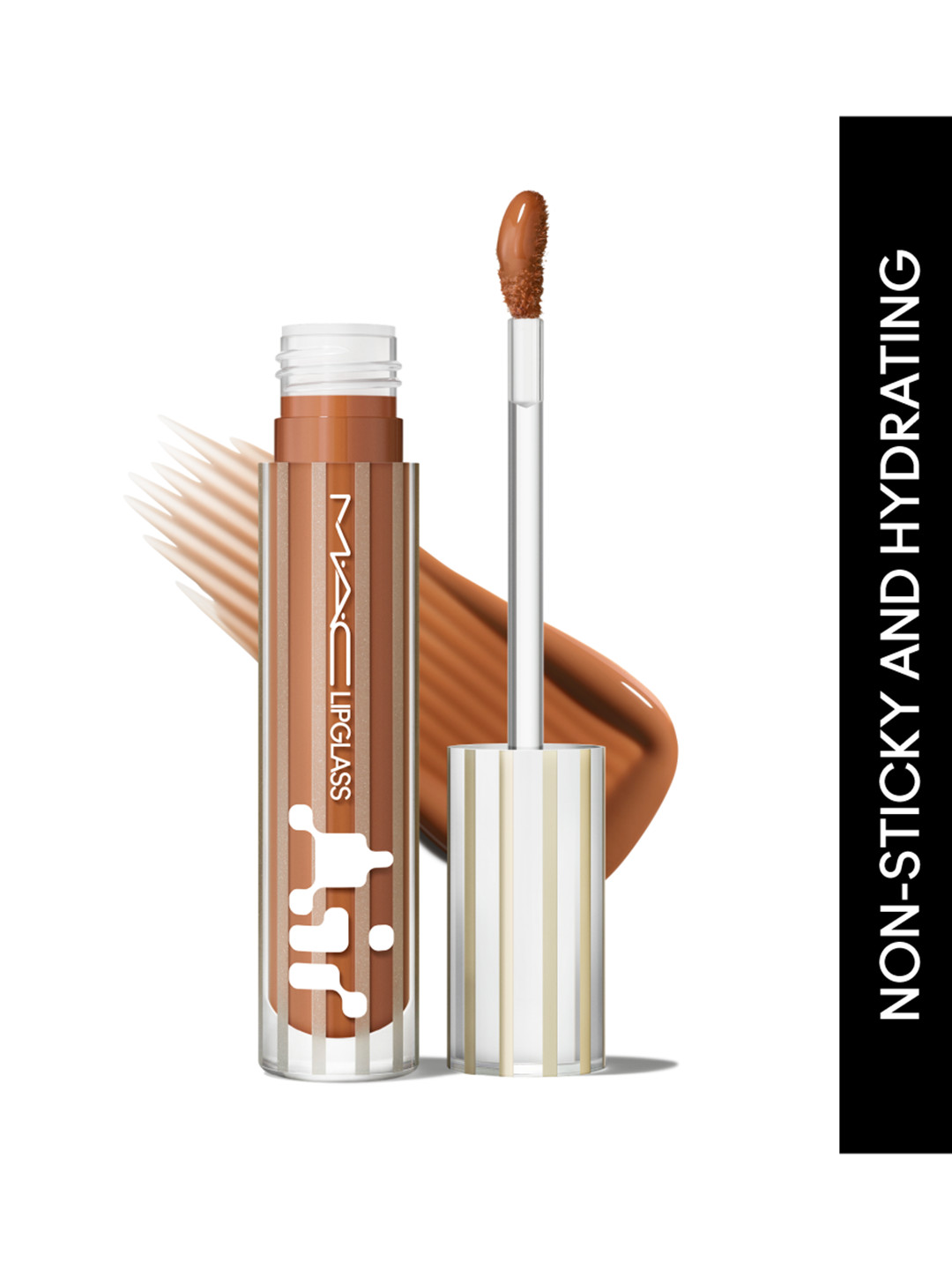 M.A.C Hydrating Non-Sticky Lipglass Air with Jojoba & Coconut Oil 5ml - Instinct