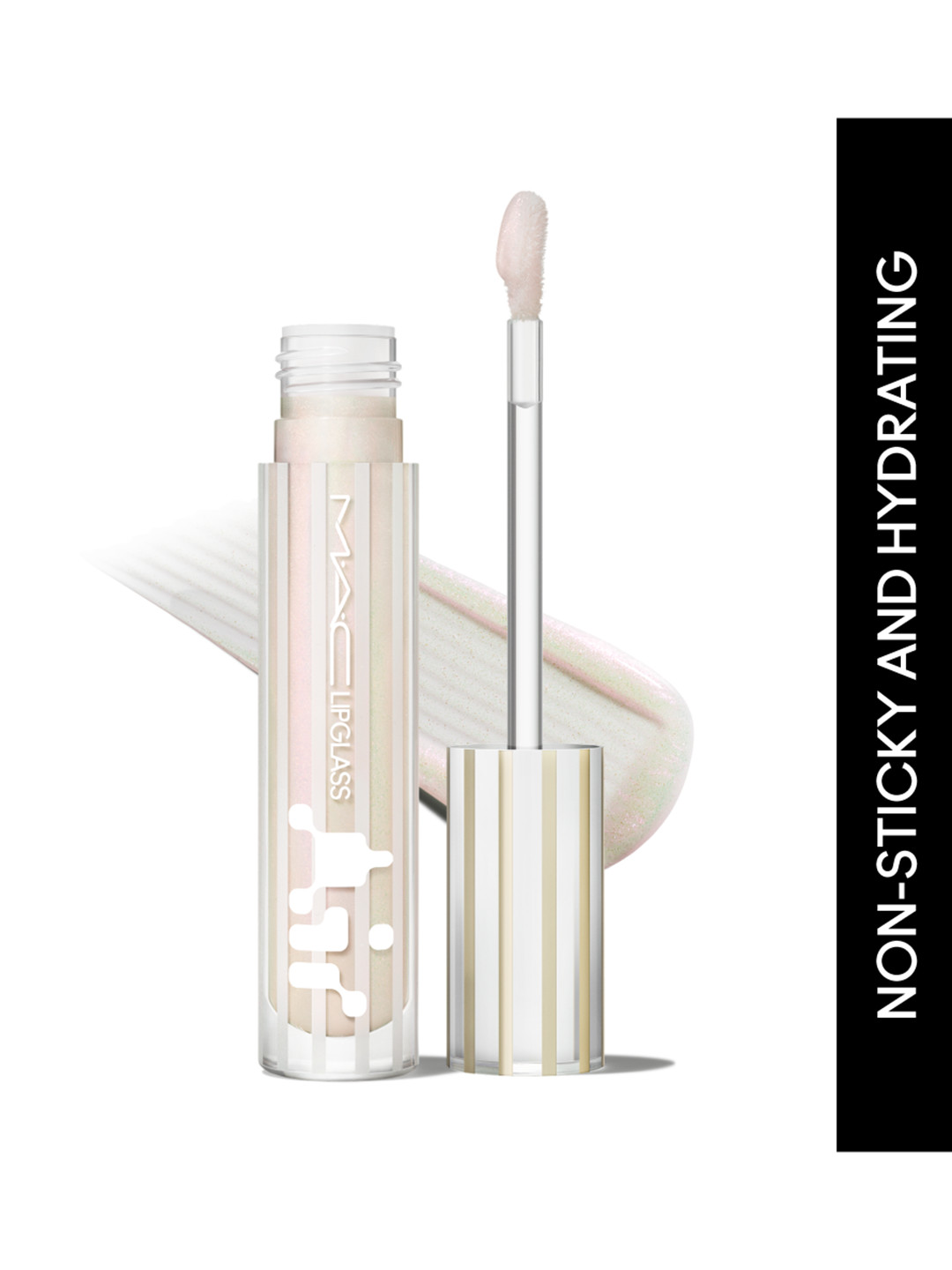 M.A.C Hydrating Non-Sticky Lipglass Air with Jojoba & Coconut Oil 5ml - Frosting