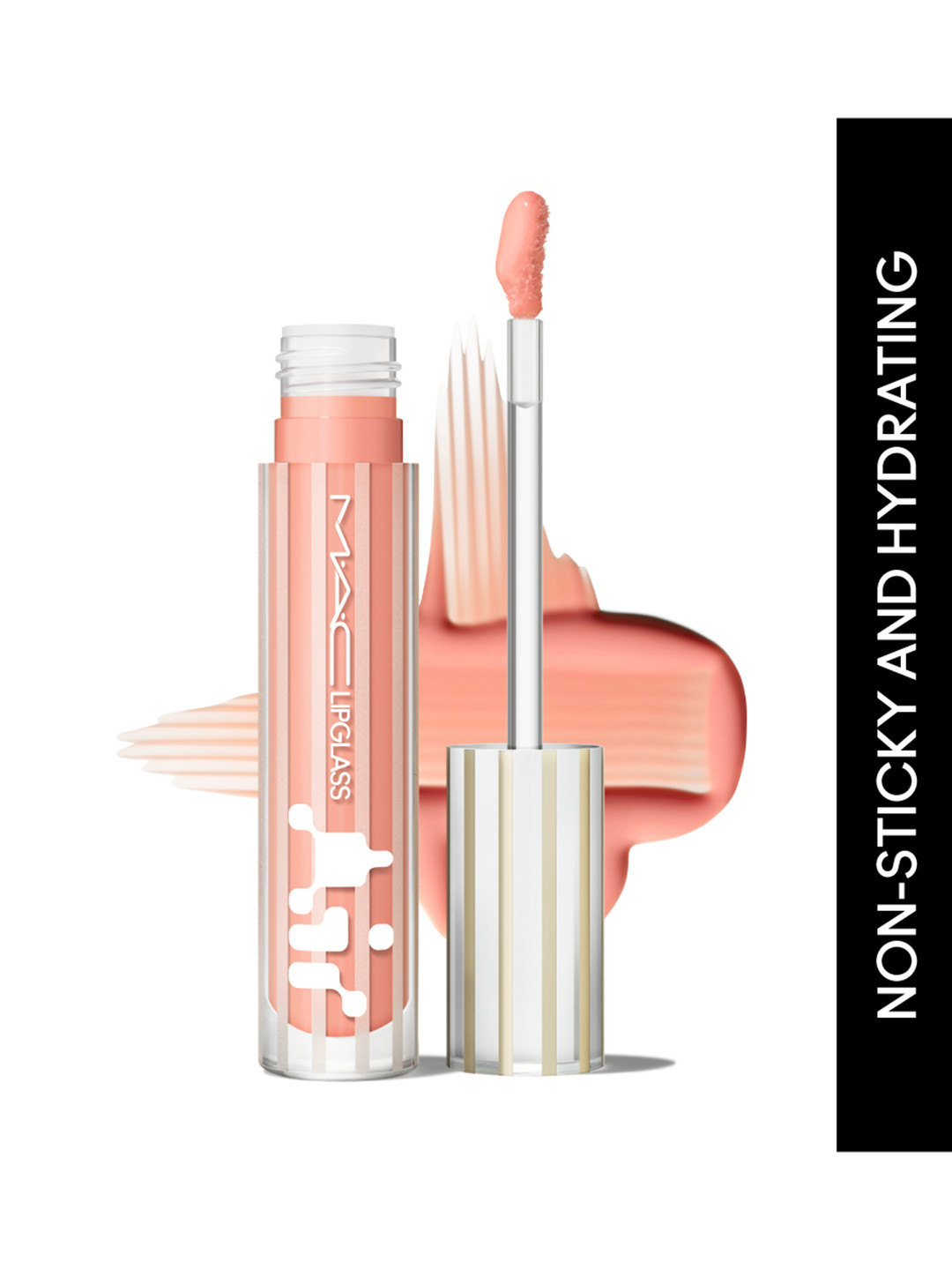 M.A.C Hydrating Non-Sticky Lipglass Air with Jojoba & Coconut Oil 5ml - Behaved