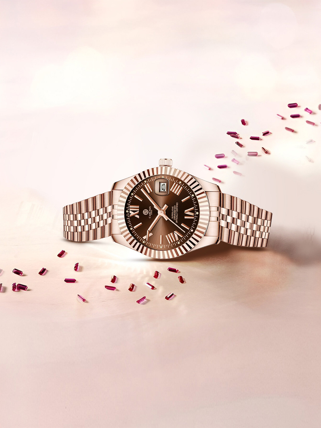 Carlton London Harper Women Dial & Bracelet Style Straps Mini Analogue Watch CLRLW-003