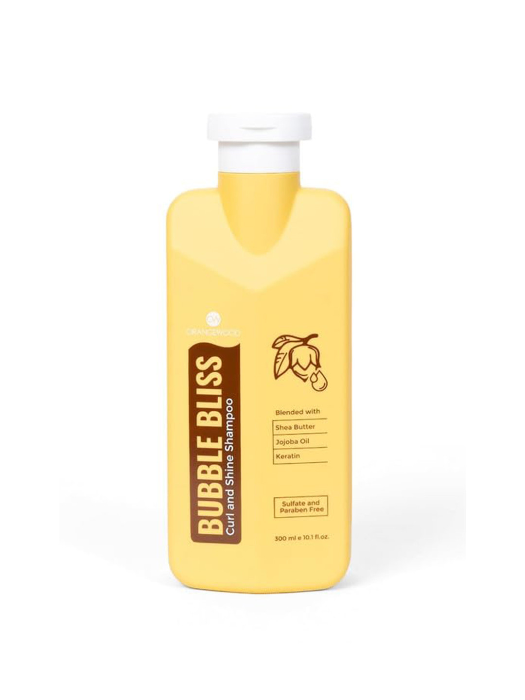 ORANGEWOOD Bubble Bliss Curl & Shine Shampoo With Jojoba Oil - 300 ml