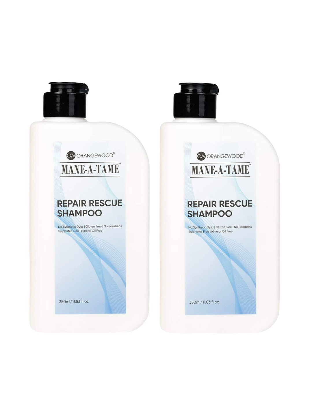 ORANGEWOOD Set Of 2 Mane-A-Tame Repair Rescue Shampoo - 350 ml Each