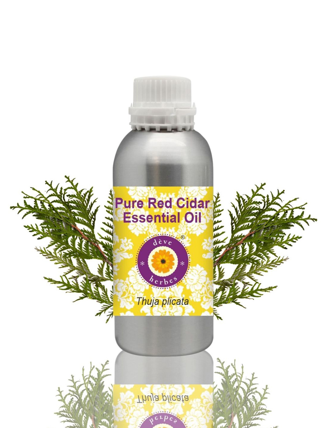 Deve Herbes Pure Red Cidar Essential Oil Steam Distilled - 1250 ml