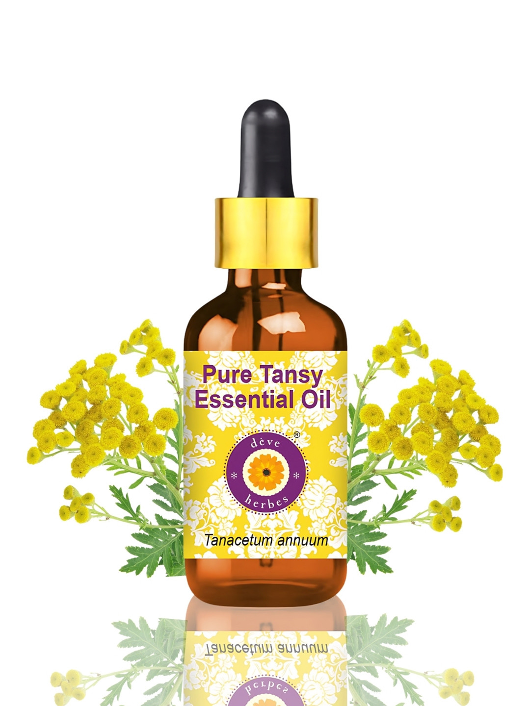 Deve Herbes Pure Tansy Essential Oil With Glass Dropper - 10 ml