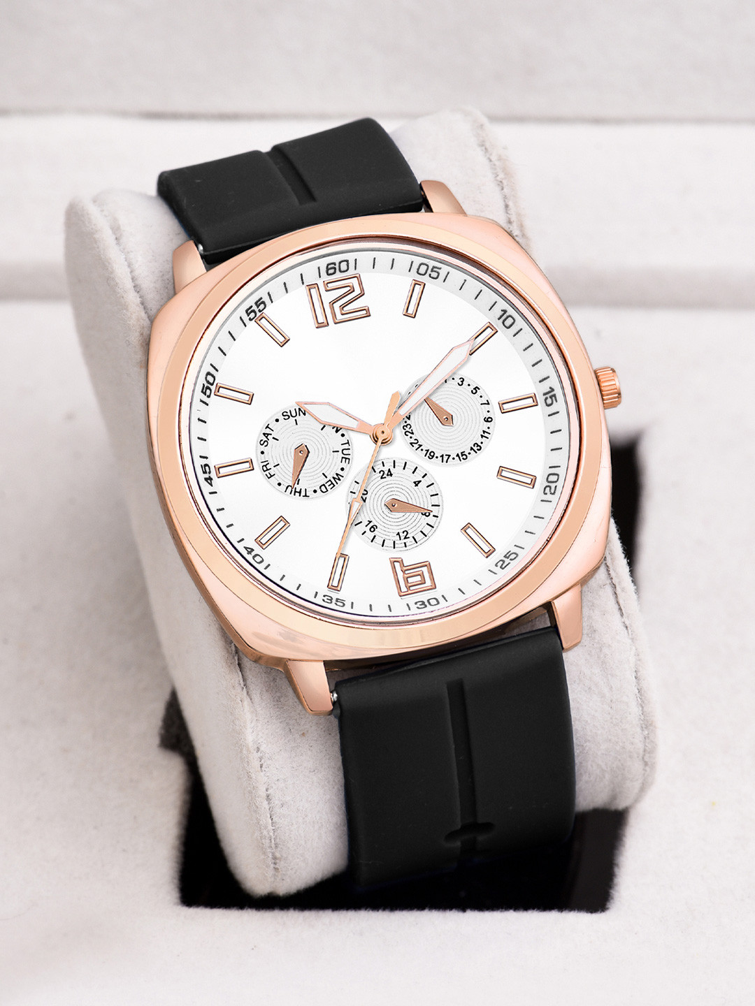 Shocknshop Men Brass Dial & Straps Analogue Watch MT56