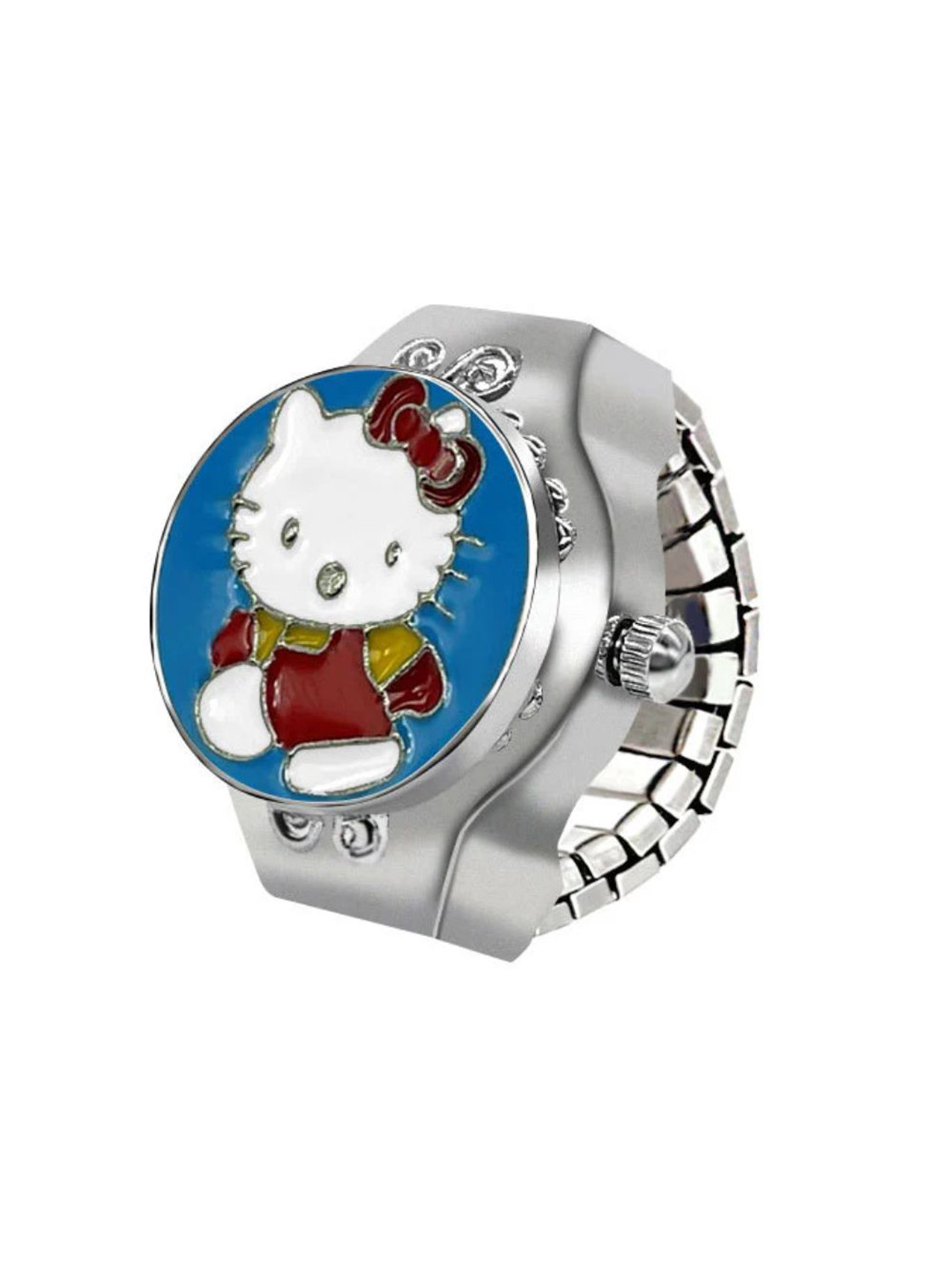 BOZHI Women Dial & Stainless Steel Straps Analogue Ring Watch GGICECFJCBAB
