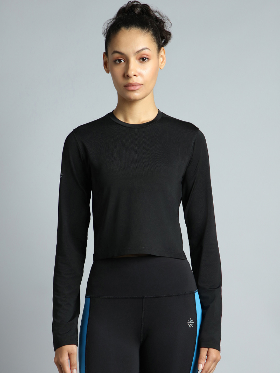 CULT Women Black Runner's Escape T-shirt