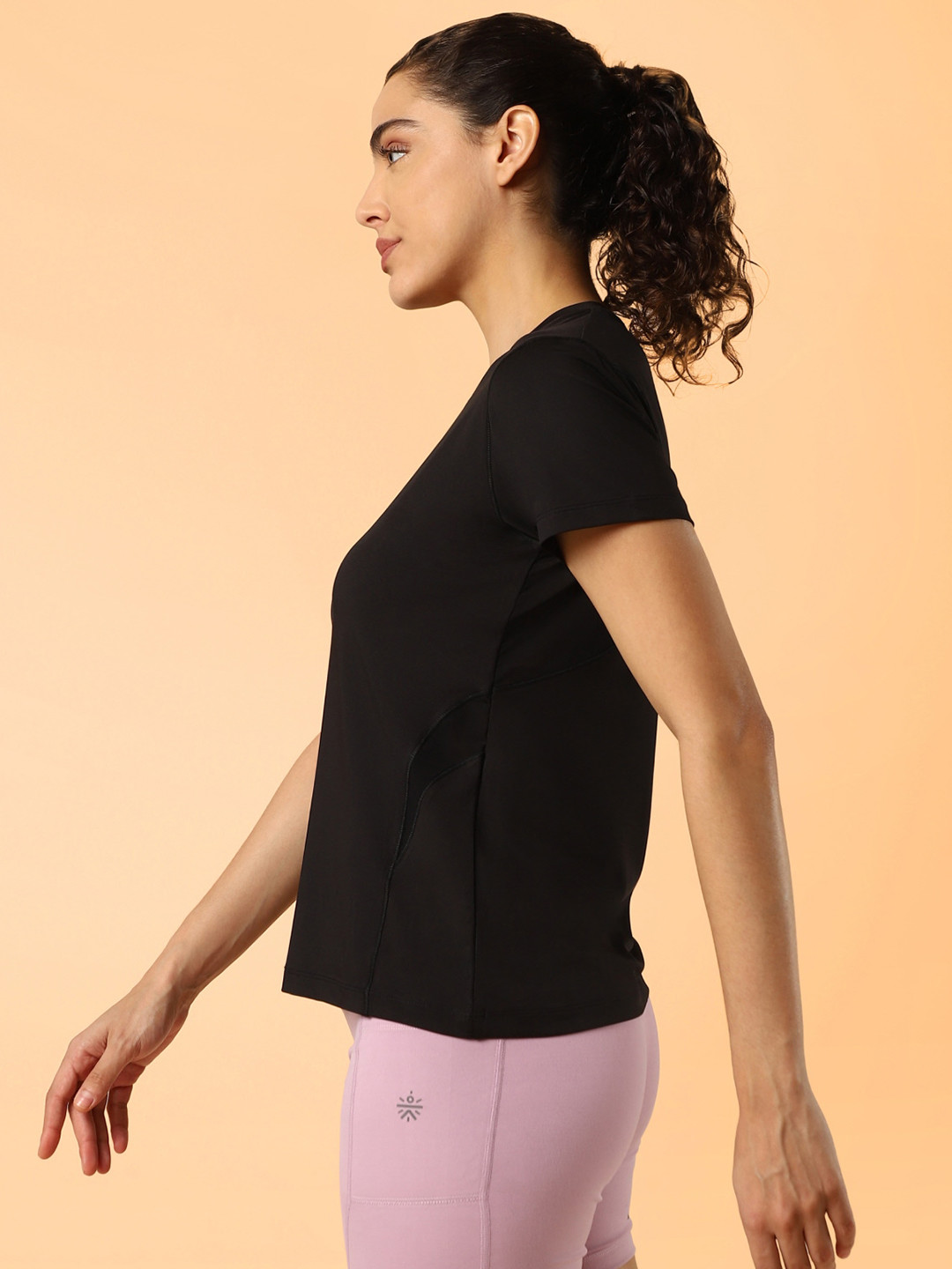 CULT Women Black Performance Pro Training T-shirt