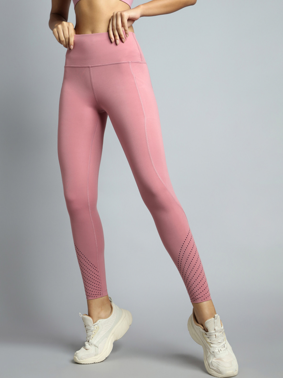 CULT Women Pink Impact Running Tights