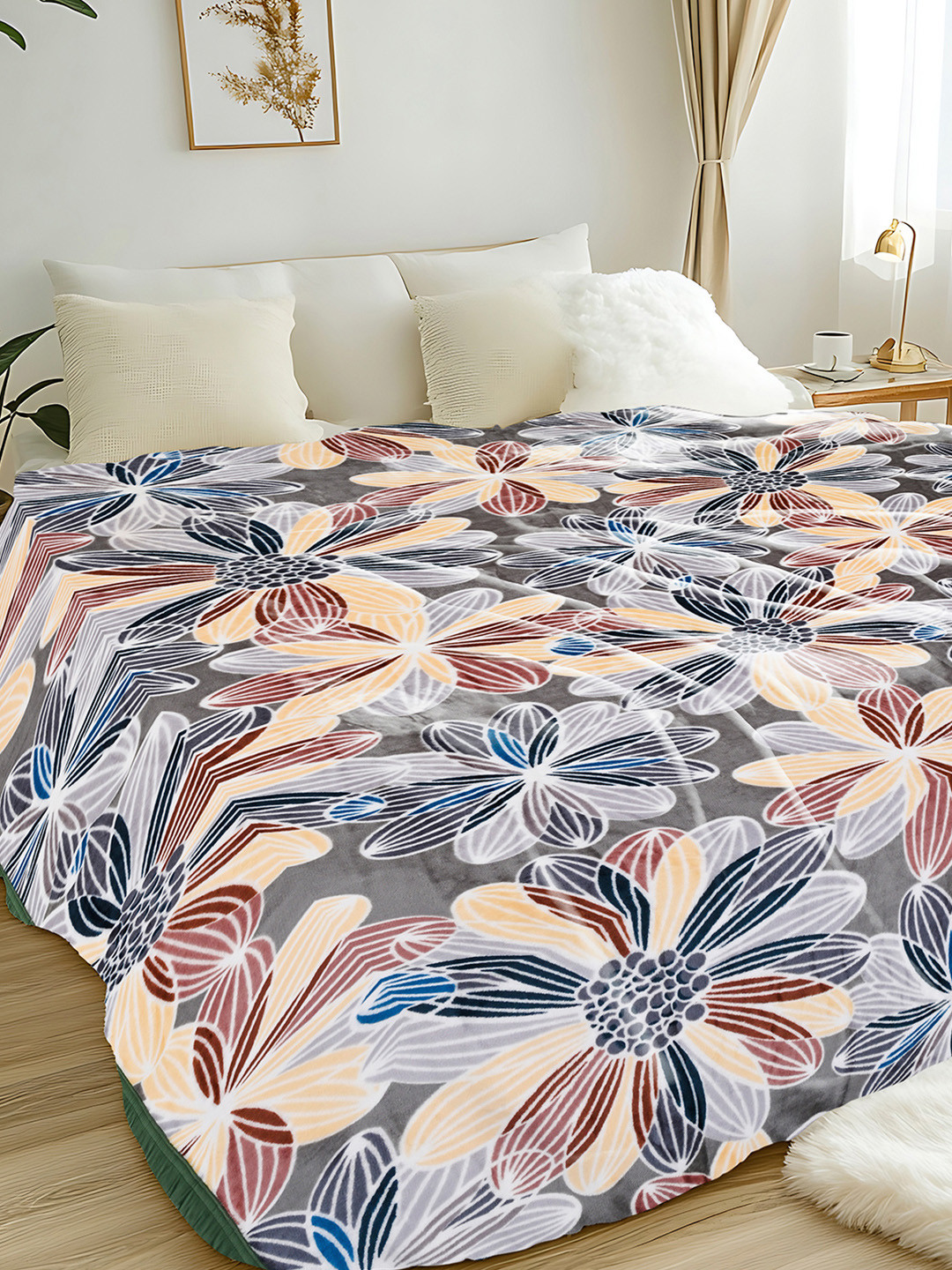 MAXNAP Sleep Support Assorted AC Room 350 GSM Double Bed Blanket