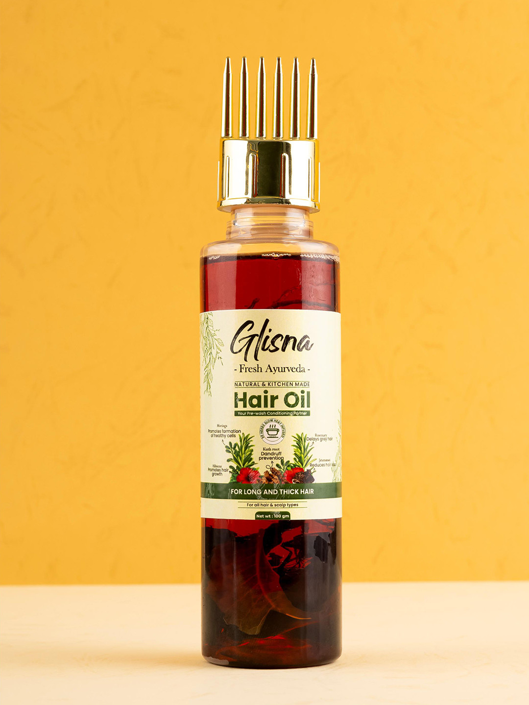 GLISNA Ayurvedic & Kitchen Made Hair Oil - 100 g