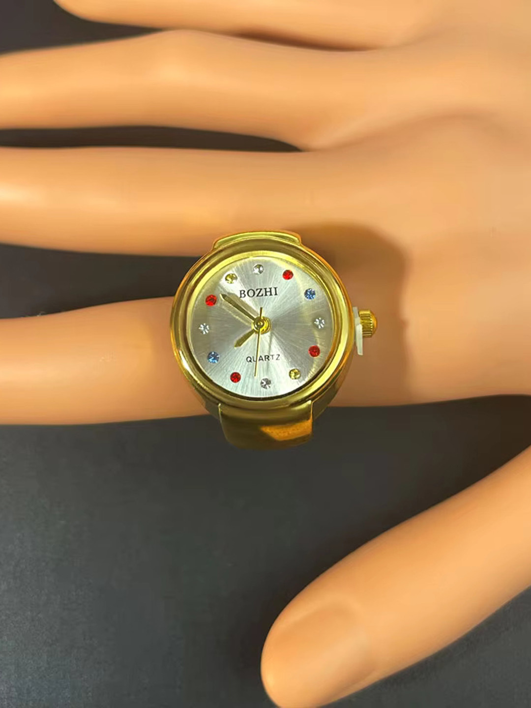 BOZHI Women Dial & Stainless Steel Straps Analogue Ring Watch HBEDEHEJFBJB