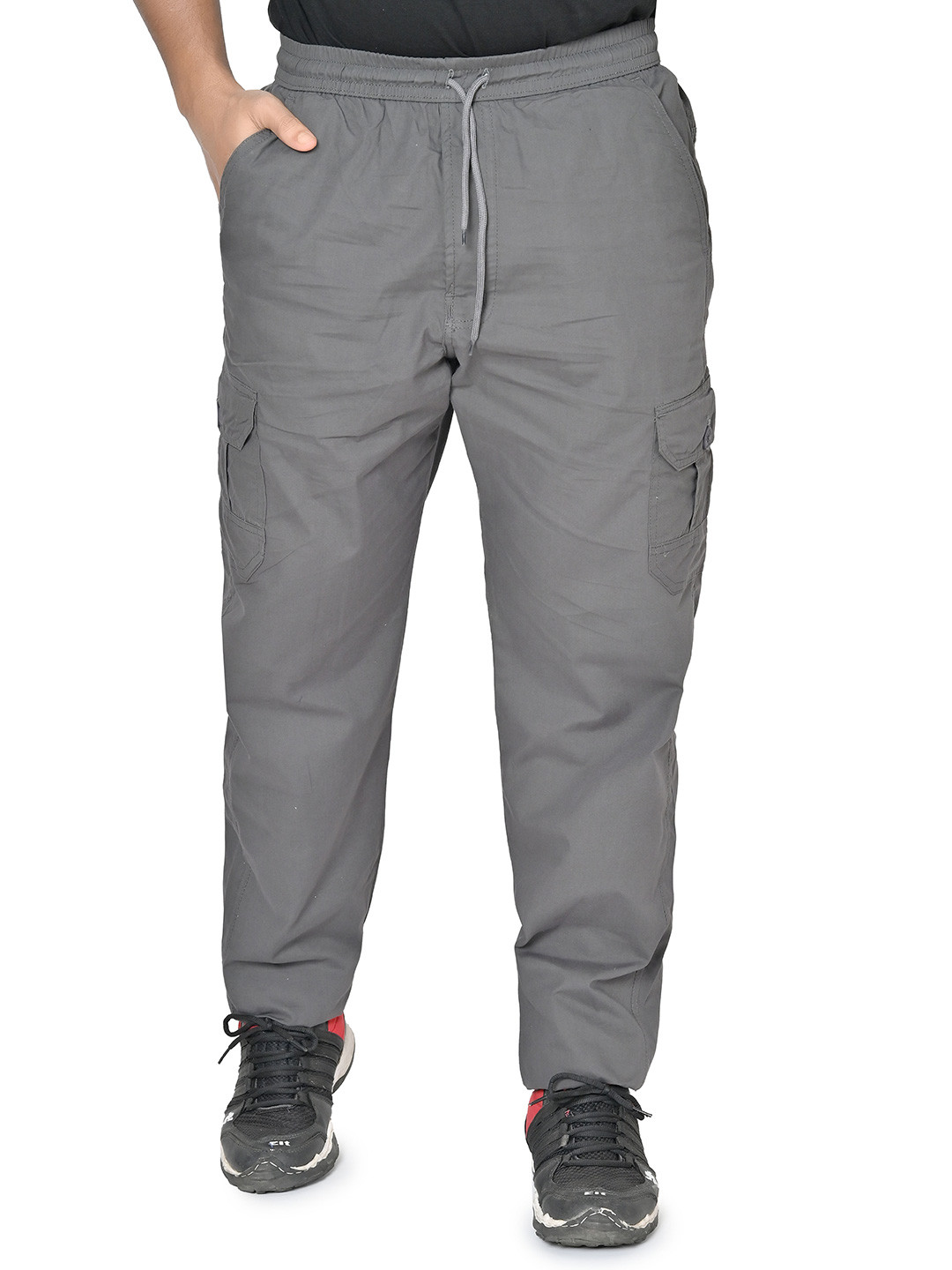 OF-NOTE Men Relaxed Mid-Rise Cotton Cargos