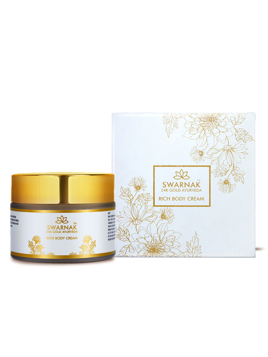 SWARNAK 24K Gold Ayurveda Rich Body Cream - 100 g
