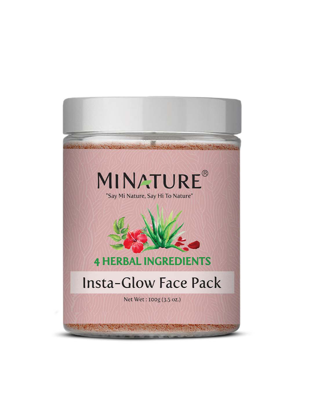 MINATURE Insta Glow Face Pack Powder For Brightening  - 100 g
