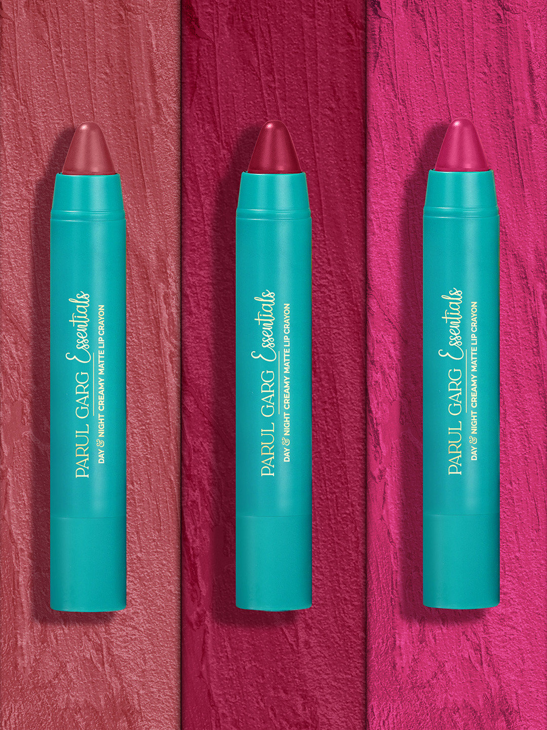 Parul Garg Set Of 3 Creamy Matte Lip Crayons - All Time Bestsellers