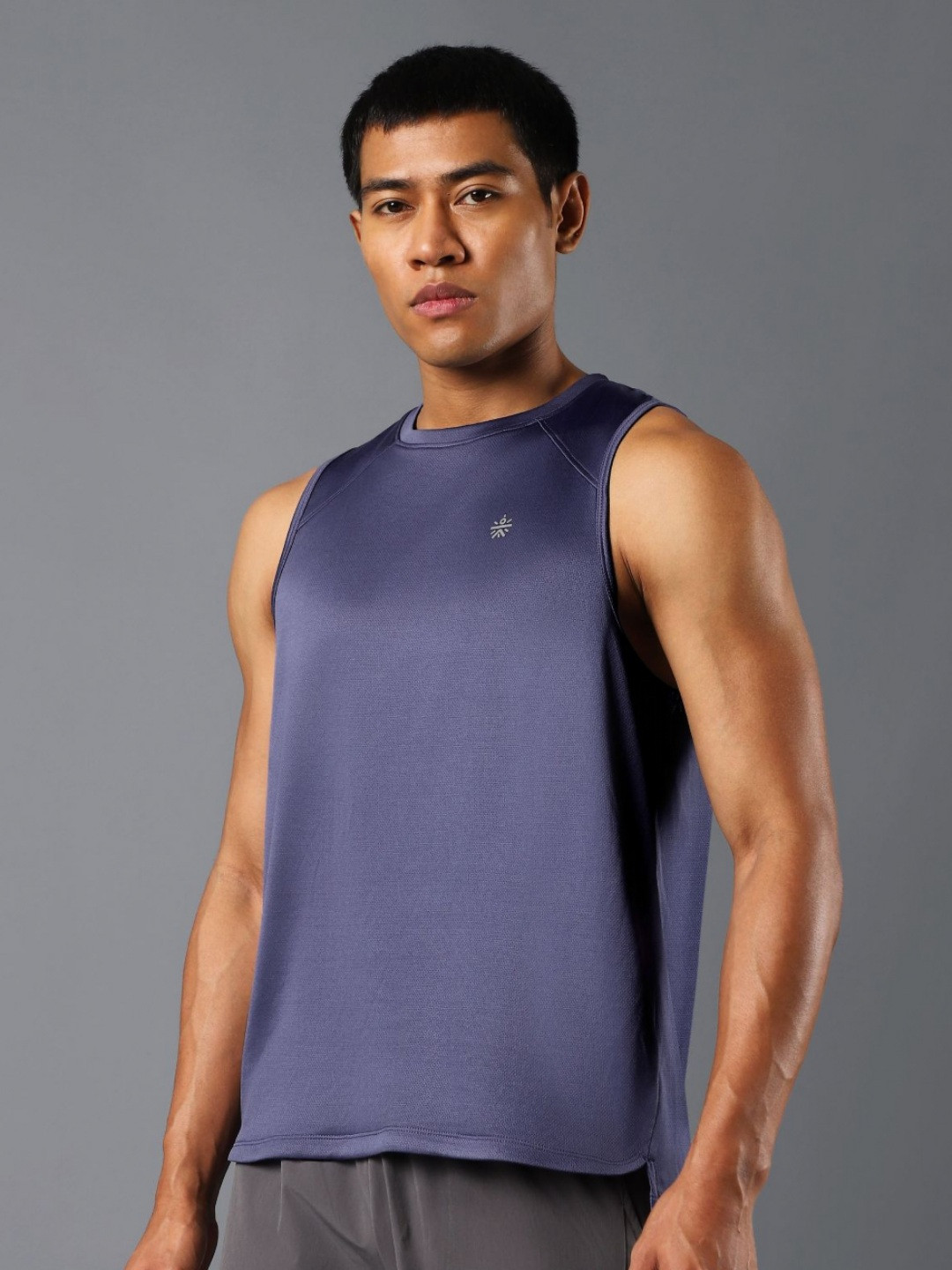 CULT Men Purple Runners Pro Tank Tshirt