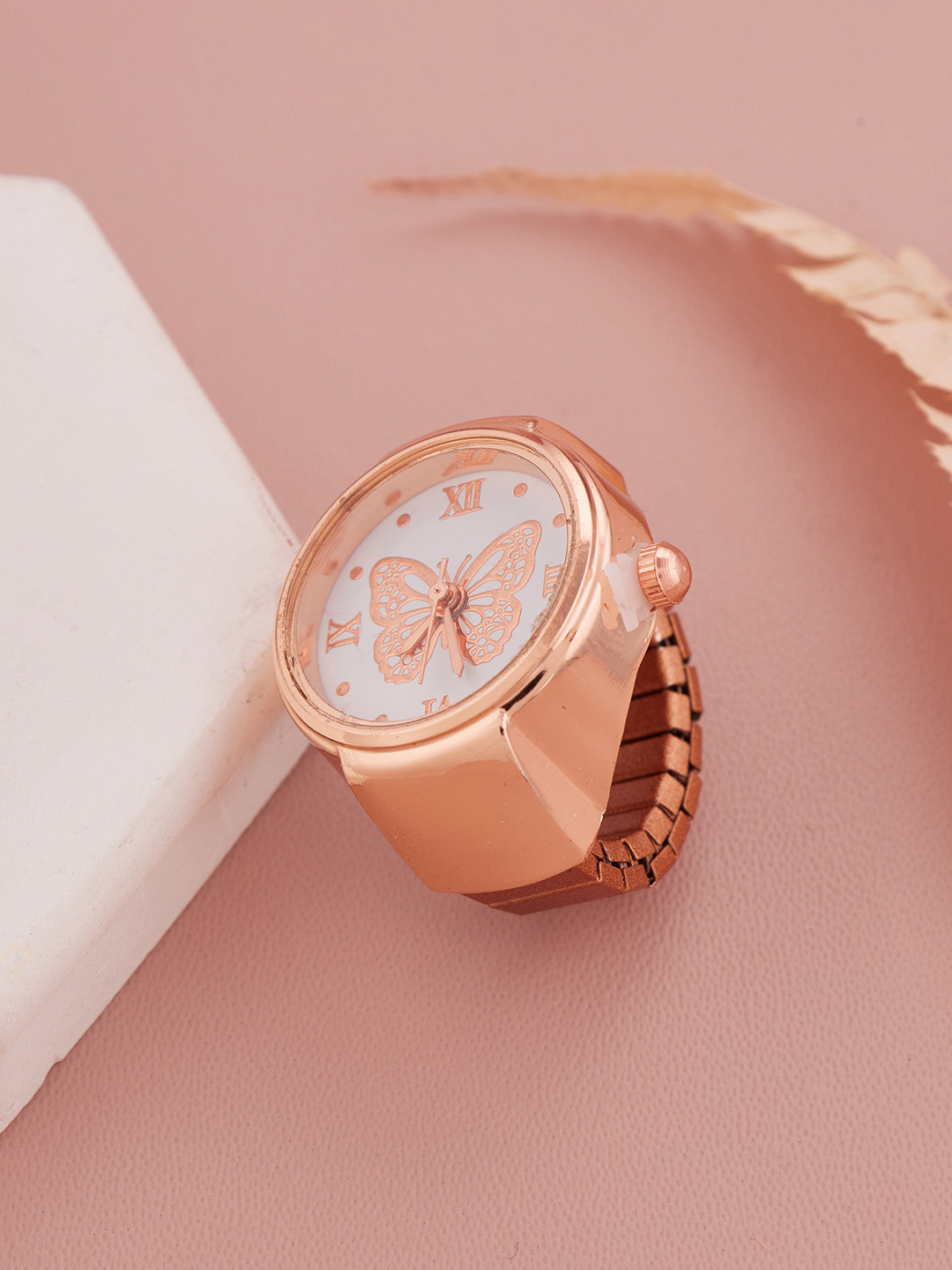 GC Jewelery Butterfly Design Analogue Ring Watch