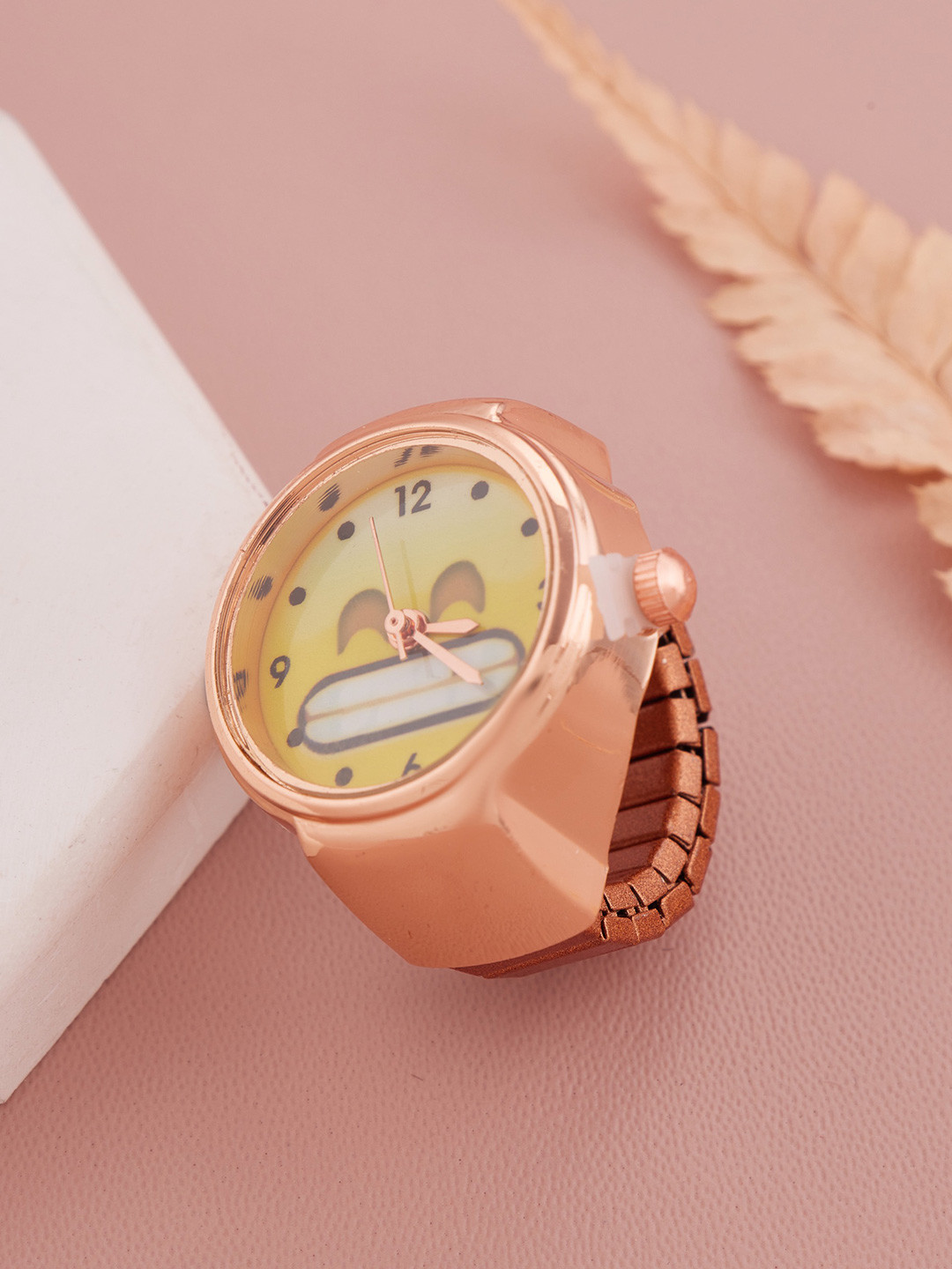 GC Jewelery Women Printed Analogue Ring Watch MY-R RW 84 C-