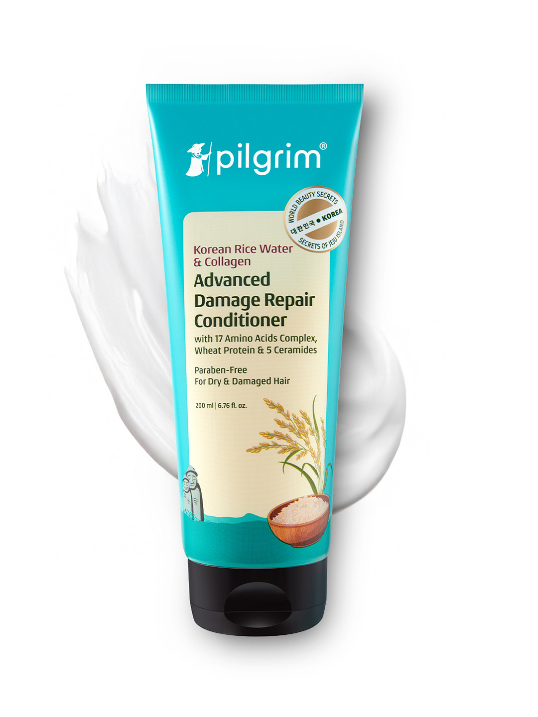 Pilgrim Korean Rice Water & Collagen Advanced Damage Repair Conditioner - 200ml