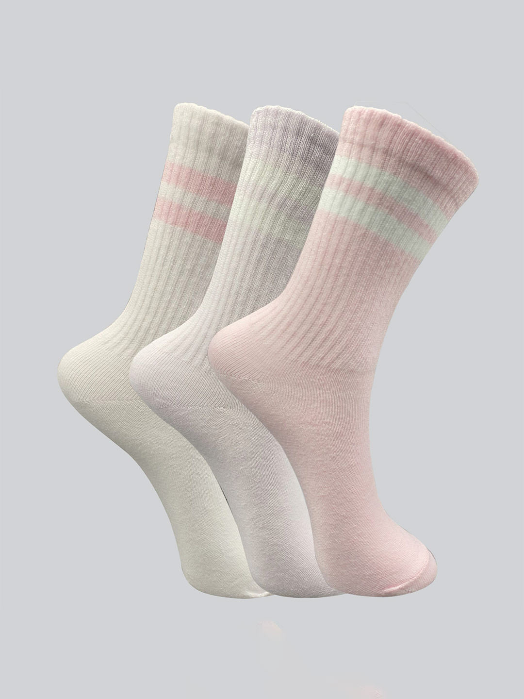 TRAZO Women Pack Of 3 Calf Length Socks